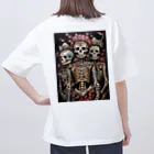 Skull sectionのガイコツのデザイン オーバーサイズTシャツ