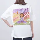 Thanks And You. STUDIOの可愛いヨギーニ　-男の子- オーバーサイズTシャツ