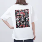 Skull sectionの薔薇とドクロ Oversized T-Shirt