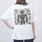 8ball.AI.artのロボット　基盤図 オーバーサイズTシャツ