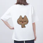 えじ。の表情が豊かなネコちゃん オーバーサイズTシャツ