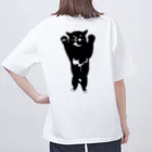 犬猫サロンぷらすのツキノワネコ オーバーサイズTシャツ