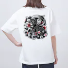 ねこの店のtatoo cat Oversized T-Shirt