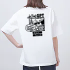 nya-mew（ニャーミュー）のにゃんこGPT(バックプリント) Oversized T-Shirt