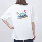 maruharaのきゃっとるみゅーてぃれーしょん オーバーサイズTシャツ