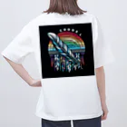 safarin001の羽と虹※クール オーバーサイズTシャツ