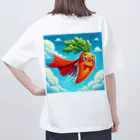 Atyatyuの人参マンマスコットグッズ Oversized T-Shirt