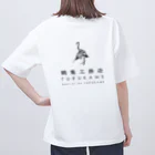 turukame＠heart556の鶴亀工務店　オーバーサイズTシャツ　黒ロゴ オーバーサイズTシャツ