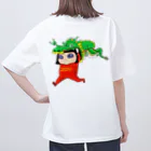 momo’s illustrationの今年こそ頑張る オーバーサイズTシャツ