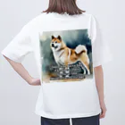 宗乙商店のSamurai Dog オーバーサイズTシャツ