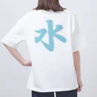 KINTA.MARIAの 水 オーバーサイズTシャツ