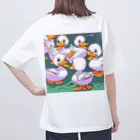 ナイトツリーショップのアヒル日和 Oversized T-Shirt