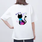 🔮𓏲𓎨♡✾NORA✾╰ᘏᗢ🔮のNORA猫🐈‍⬛🐾 オーバーサイズTシャツ