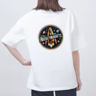 Rocket NuggetsのRNロケットロゴ オーバーサイズTシャツ