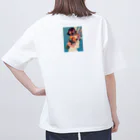 AQUAMETAVERSEの花束をあなたに　Hime  2530 オーバーサイズTシャツ