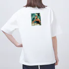 AQUAMETAVERSEのティファニーでお茶を　Hime  2530 Oversized T-Shirt