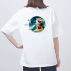 商店harrarの宇宙犬（犬海君） Oversized T-Shirt