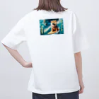 商店harrarの宇宙犬（犬海君） Oversized T-Shirt