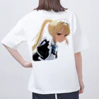 agomamushiの金髪ポニテメイドさん Oversized T-Shirt