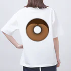 パペットピットのドーナッツ　バックプリント Oversized T-Shirt