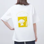 milkyway.77のビールに溺れるアルラビちゃん(背面) オーバーサイズTシャツ