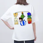 ☺︎ゆるバナちゃんねる☺︎のメインロゴ(縁取りver.) オーバーサイズTシャツ