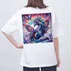 チロライショップのカラフル羽馬 オーバーサイズTシャツ