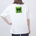 norimitu-の恐怖の緑髑髏グッズ Oversized T-Shirt