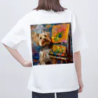 AQUAMETAVERSEの犬のぼくが画家だよ何か？ アメジスト 2046 Oversized T-Shirt