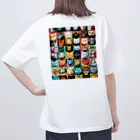 PAC (ポップアートキャット）のPAC (ポップアートキャット) オーバーサイズTシャツ