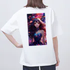 akipoyoのルナフローラ オーバーサイズTシャツ