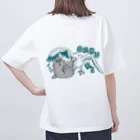 マカロニ工房のペリカンなんでも食べる オーバーサイズTシャツ