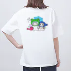 nya-mew（ニャーミュー）のニャロゲーロ(バックプリント) Oversized T-Shirt