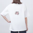 りひと／おいなりのかべぶたTシャツ(黒線) オーバーサイズTシャツ