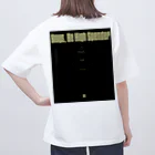 BBHS（Boys, Be High Spender 太客になれ）の太客ピラミッド（Four-stage pyramid）前面ロゴなし オーバーサイズTシャツ