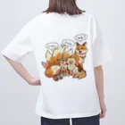 ココハス工房のにゃんにゃんこやん(妖怪ver) オーバーサイズTシャツ