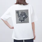 t_08のロボット オーバーサイズTシャツ