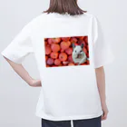 チンチラのもふふのゆめりんご オーバーサイズTシャツ