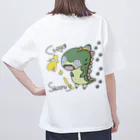 ＼(ナギノ)／動物図鑑イラストシリーズ増やしたい民のちびっこゆる恐竜ステゴザウルス Oversized T-Shirt