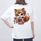 Snow-peaceのキュートなキツネコスチュームの子猫 Oversized T-Shirt