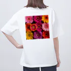 オンラインショップイエローリーフの色鮮やかな綺麗な花 Oversized T-Shirt