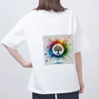 pyoromalの絵具が垂れちゃった・・・ オーバーサイズTシャツ