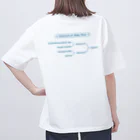 じゅんまい商店のAIYAMANIA　〜好きな酒米は愛山です♡〜 Ver. 2.0【Blue】 Oversized T-Shirt
