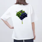 カワウソとフルーツの【forseasons】グレープ Oversized T-Shirt