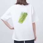 akane_art（茜音工房）のベジタブルT（アスパラガス） Oversized T-Shirt