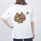 えじ。の表情豊かなネコちゃん オーバーサイズTシャツ