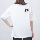 みきぞーん｜保護猫 ミッキー画伯と肉球とおともだちのじょり〜ん オーバーサイズTシャツ