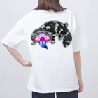 もむのふの爬虫類グッズやさんのマツカサトカゲちゃんバックプリント Oversized T-Shirt