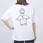 エリアシ刈り上げタイショップの刈り上げ女の子 Oversized T-Shirt