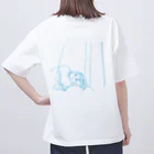 チャーリーリビングストンのお店の方眼紙に春 Oversized T-Shirt